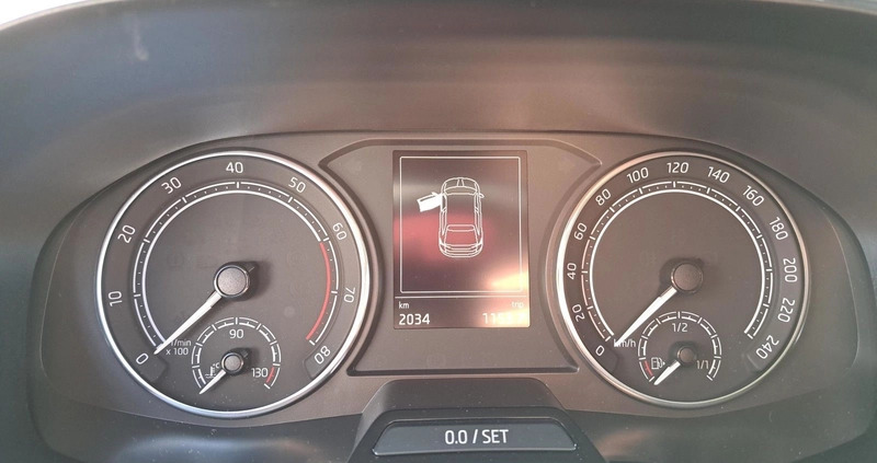 Skoda Fabia cena 82000 przebieg: 2034, rok produkcji 2023 z Nidzica małe 667